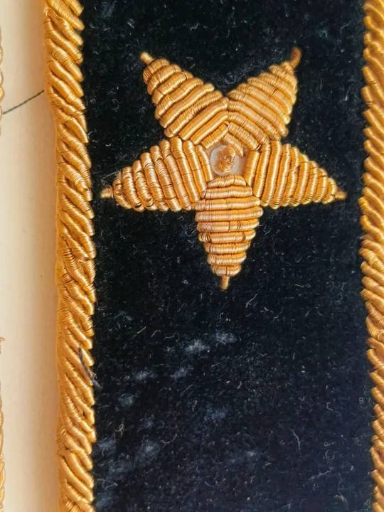 Петлицы Прокуратура СССР образца 1954 Государственный советник юстиции 3 класса З аукціону