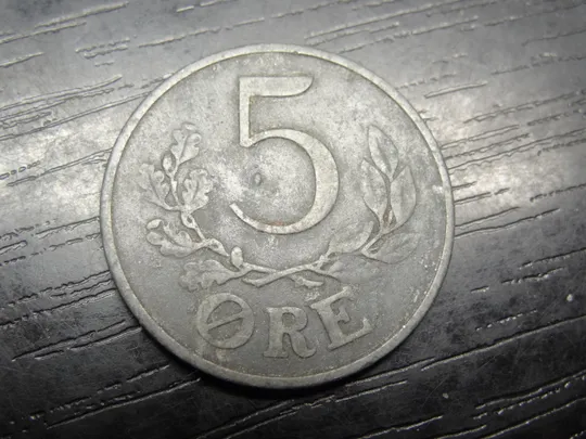 Купити 5 оре 1943 Данія