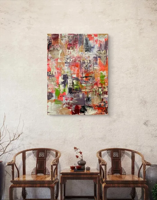 Картина «Місто снів, вікна у Всесвіт» З аукціону