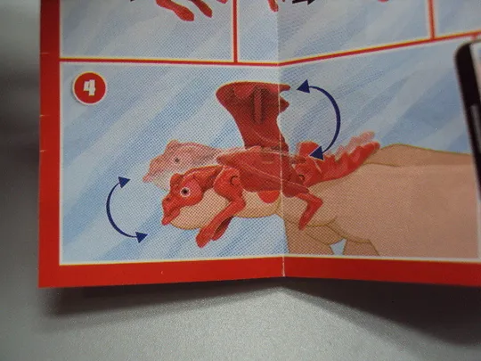 Фигурка киндер сюрприз VQ094 Ferrero дракон на палец дракончик лот 2 шт №18617л Продаж