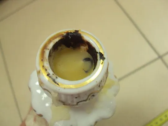 Фарфоровый подсвечник мальчик путти ангелочек валлендорф №436п Продаж