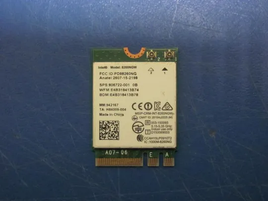 номер0279-32 Wi-Fi адаптер 8260NGW для FUJITSU LIFEBOOK E546 E554 E744 E754 оригінал Продаж