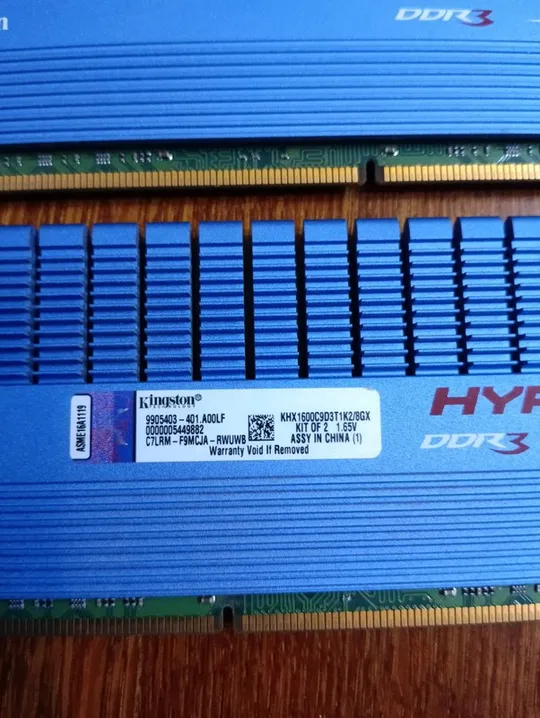 Купити Память kingston hyperx ddr3 4гб + 4гб