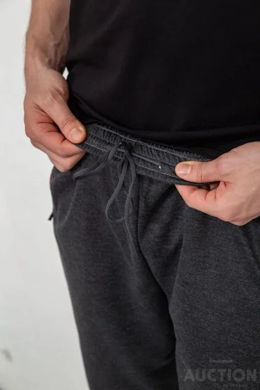 Спорт штаны мужские, цвет темно-серый, 244R41623 Інтернет-аукціон