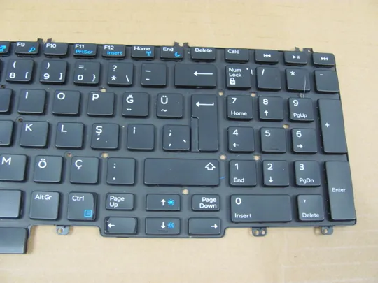 номер0751-17 клавіатура робоча  0WYPF3 PK1326J1A36 для DELL Latitude 3540 E3540 3000 precision 7730 7740 оригінал Продаж