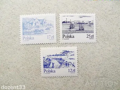 фото, Серія поштових марок Польща " Кораблі " 1982 рік