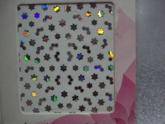 Купити наклейки для декора ногтей звездочки №1784