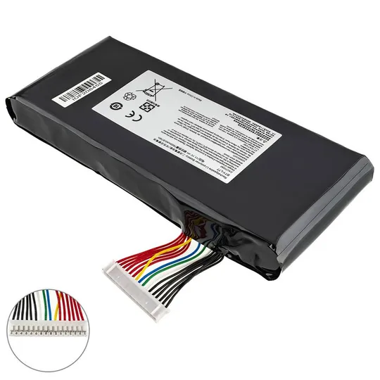 Купити Оригінальна батарея для ноутбука MSI BTY-L77 (GT72, GT72S, GT80, GT80S, MS-1781, MS-1783) 11.1V 7800mAh Black