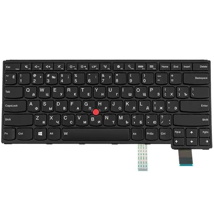 фото, Клавіатура для ноутбука LENOVO (ThinkPad Yoga 460) rus, black, підсвічування клавіш, с джойстиком