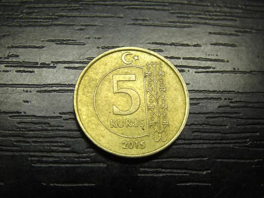5 курушів 2015 Туреччина Ціна