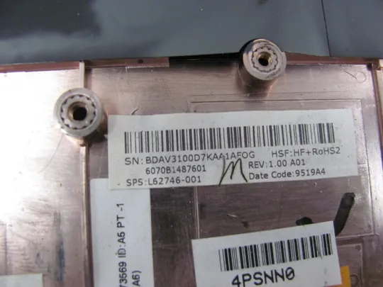 794-1 Кришка панель палмрест 6070b1210201 6070b1487601 l62746-001 l18310-001 для  HP Elitebook 745 840 G5 G6 оригінал Інструкція