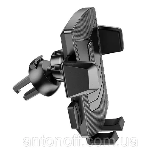 Автотримач для телефона Hoco CA86 кріплення решітка повітрообдув Чорний Інтернет-аукціон
