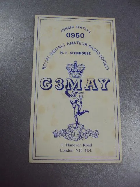 Купити карточка радиообмена QSL королевское радиолюбительское общество сигналов лондон №2388