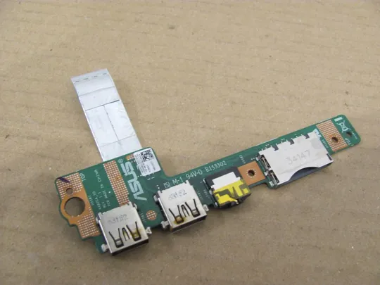 номер0319-21 плата USB AUDIO CARD READER 69N0P5B10C00-01 для ASUS VivoBook S300CA оригінал Ціна