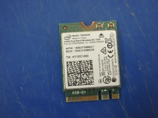 номер0196-26 WI-FI адаптер 7265NGW для ASUS G752V оригінал Ціна