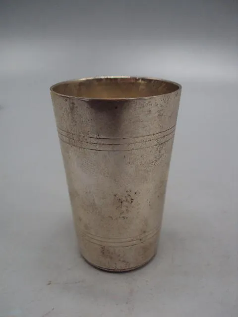 Рюмка стопка серебро 925 проба Украина Киев вес 44,38 г высота 6 см, диаметр 3,8 см №14330 Ціна