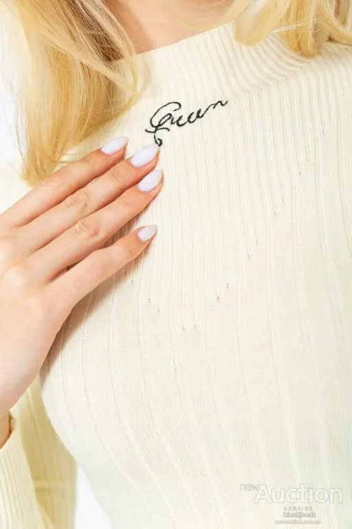 Водолазка женская трикотажная, цвет кремовый, 204R035-1 Де купити