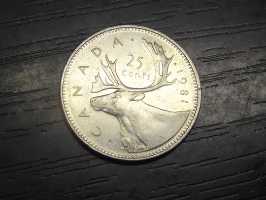 25 центів 1981 Канада Ціна