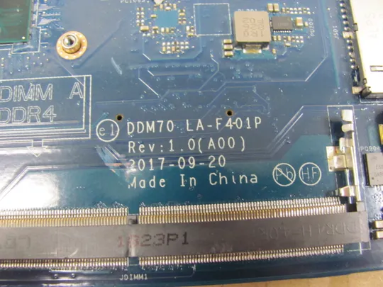 691-9 материнська плата I5-8250U SR3LB DDM70 LA-F401P для Dell Latitude E5490  E5480 оригінал Характеристики