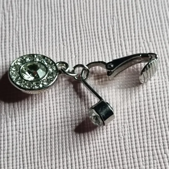 Сережка-кліпса для пірсингу пупка Продаж