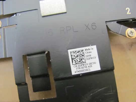 номер0969-7 система охолодження Кулер Охолоджувальний блок Охолоджувальна система Кулери та системи охолодження Охолодження материнської плати cooling system 0DFWGV  для Dell Inspiron G16 7630  оригінал Продаж