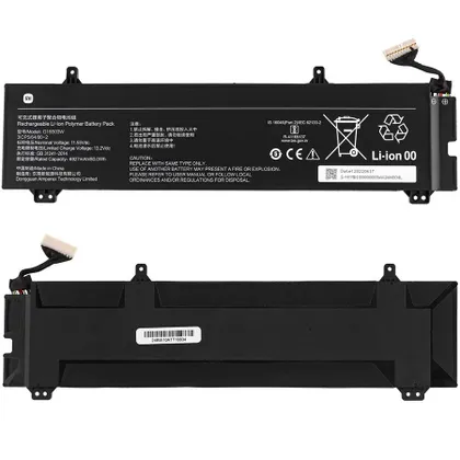 фото, Оригінальна батарея для ноутбука Xiaomi G16B03W (Redmi G Pro) 11.55V 6927mAh 80Wh Black