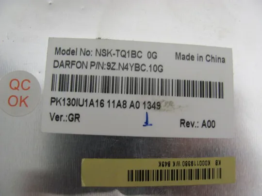 495-13  клавіатура робоча 9Z.N4YBC.10G для Toshiba Satellite P750 P755 оригінал Де купити