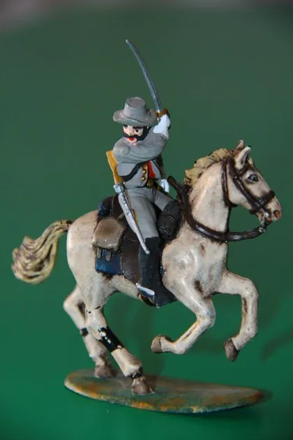 фото, КАВАЛЕРИСТ з шаблею 54мм ITALERI Італія