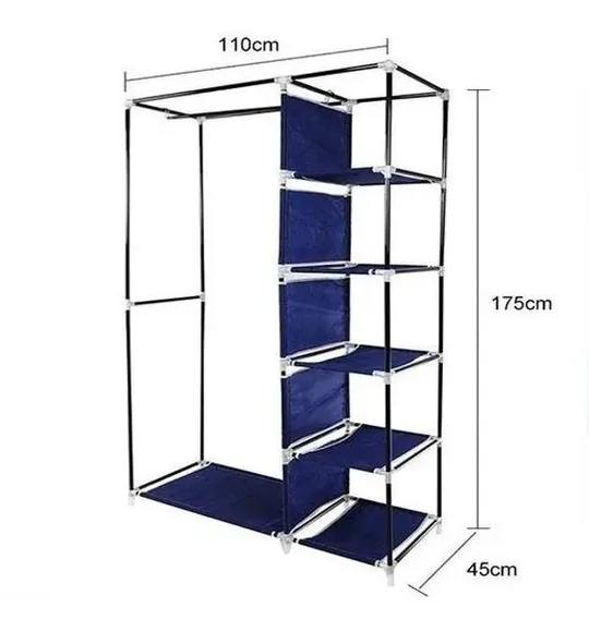 Купити Шкаф для одежды тканевый на 5 полок Homelike 110х45х175 см