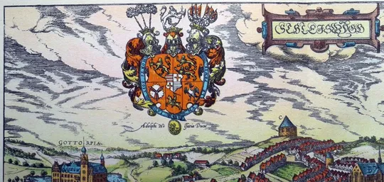 План карта Зальцбурга 1570 р. копія 1938 р. Лейпциг Fv8.9 Недорого