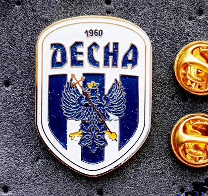 фото, Футбол серия больших значков 32 мм клубы Украины  -  ФК Десна Чернигов, Черниговская область.