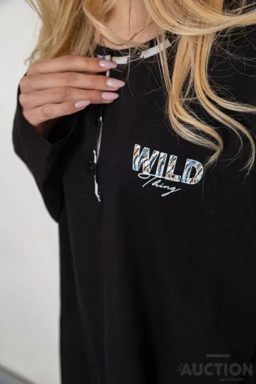 Пижама женская, цвет черно-бежевый, 219RP-10226 Де купити