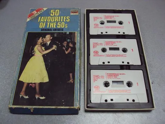 Купити сборник кассет 3 cassette pack 50 favourites of the 50 s original artists №2528
