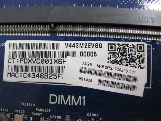 номер0454-2 материнська плата РОБОЧА 730803-001 6050A2560201 SR1ED   i5-4300U для HP ELITEBOOK  840 G1 оригінал Де купити