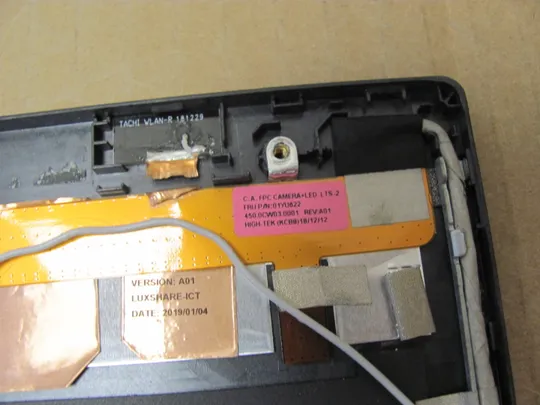 номер1038-2 кришка матриці 460.0CW0B.0001 460.0AB0P.0021 01ER013 01YU625 для Lenovo Thinkpad T580 P52S T570 P51S Кришка дисплея Тильна кришка Корпус матриці Верхня кришка matrix cover Top Case LCD Cover Rear Lid Back Cover Housing Cabinet оригінал Торговий майданчик