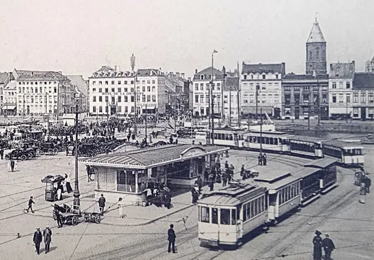 Купити Поштова картка Історія європейського трамвая Остенде tR14