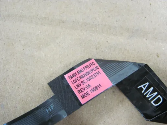 629-10 шлейф сканеру відбитку  NBX0001PC10 SC10R23751  для Lenovo ThinkPad T495S T490S  оригінал З аукціону