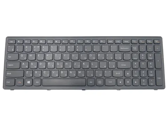 Клавиатура Lenovo G500s, G505s, S500, S510p, Z510 Ideapad (RU Black с рамкой) OEM З аукціону