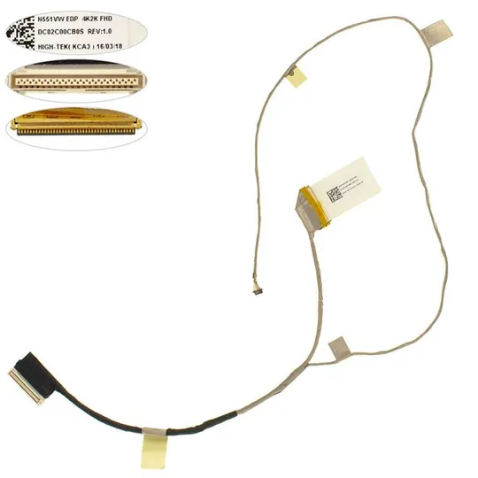 Шлейф матрицы для ноутбука ASUS (N551 GL551JM G551 40pin), (dc02c00cb0s) Ціна