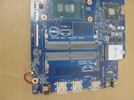 номер0205-3 материнська плата,Mainboard,Материнка,Основна плата,Системна плата,Плата системи,Laptop motherboard,мамка, ноутбучна плата РОБОЧА  BAL20 LA-D801P SR2ZV i7-7500U  для  Dell Inspiron 5567 5767 15 15R  Оригінал Продаж