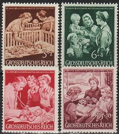 фото, 1944 - Рейх - Допомога матері Mi.869-72 *