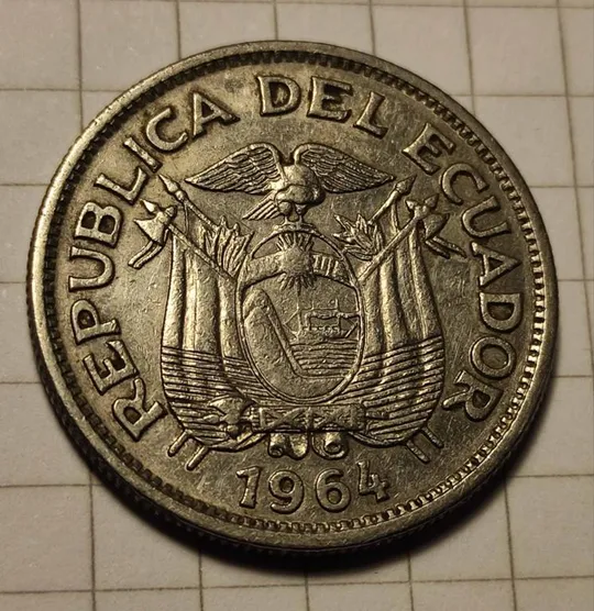 1 Еквадорський сукре монета 1964 року tk564 Ціна