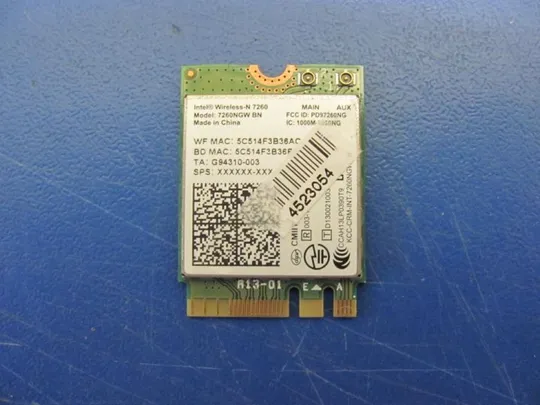 №51-21 адаптер bluetooth 7260NGW BN для MEDION AKOYA S6615T оригінал Ціна