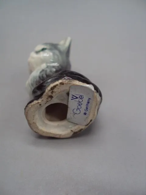 Фигура фарфор статуэтка котик миниатюра Goebel W Germany Германия котенок кот высота 4,6 см №36 Інтернет-аукціон