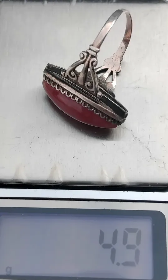 Красивый серебряный перстень 875пр. (☝️Клеймо звезда,СССР!) Торговий майданчик