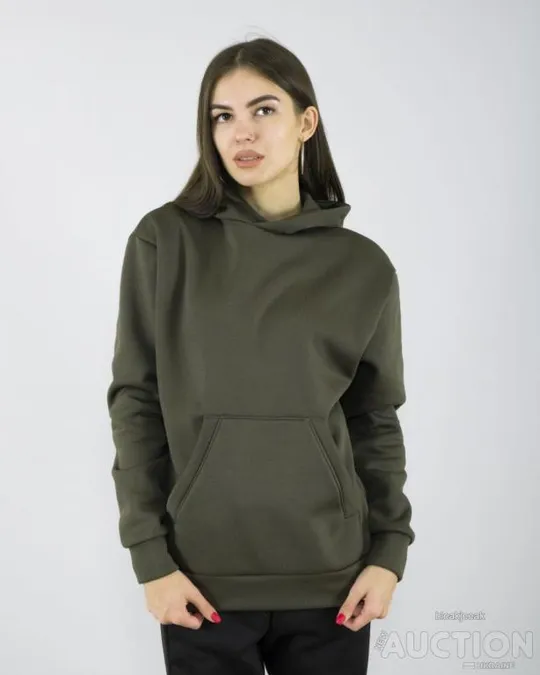 Купити Унісекс худи утеплене Karian колір хакі