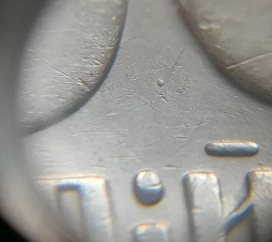 (7592) 50 копійок 1992 1БАм невелика викрошка на реверсі (крапка) (50 копеек 1992 1БАм точка брак) Ціна