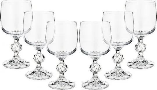 Купити Набор бокалов для вина Bohemia Sterna Klaudie 4S149/230 6 шт 230 мл