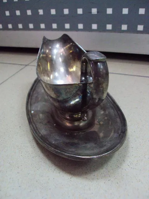 Купити Соусник посеребрение клеймо якорь GORHAM высота 8 см (№1322)