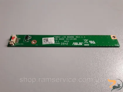фото, Плата з датчиком закриття (Датчик Холла) для ноутбука Asus F50 Series, б/в